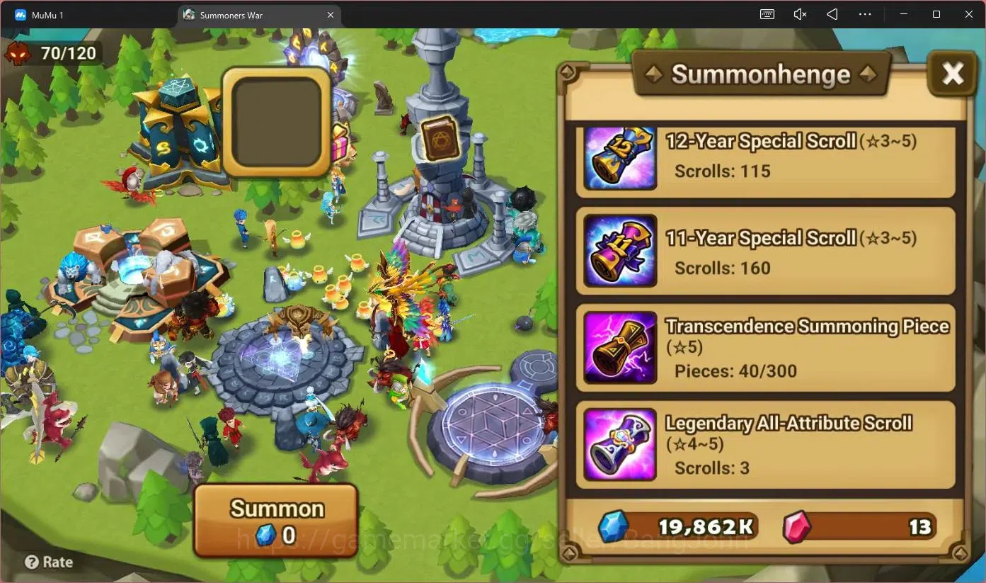 Summoners War: Sky Arena Accounts GLOBAL | NB 5 TESHAR,Starter Gacha 115 12Y+160 11Y image 3
