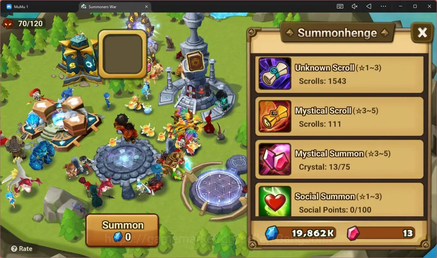 Summoners War: Sky Arena Accounts GLOBAL | NB 5 TESHAR,Starter Gacha 115 12Y+160 11Y image 5