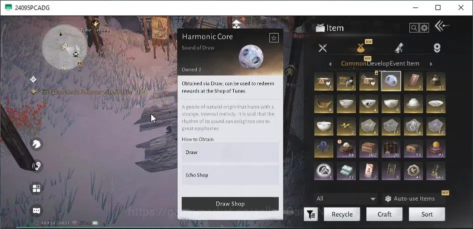 Where Winds Meet Accounts GLOBAL|Lv 85|GS 21,2K|1 Harmonic Core|1,3K Jade|An image 10