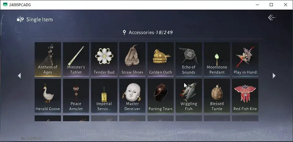 Where Winds Meet Accounts GLOBAL|Lv 85|GS 21,2K|1 Harmonic Core|1,3K Jade|An image 18