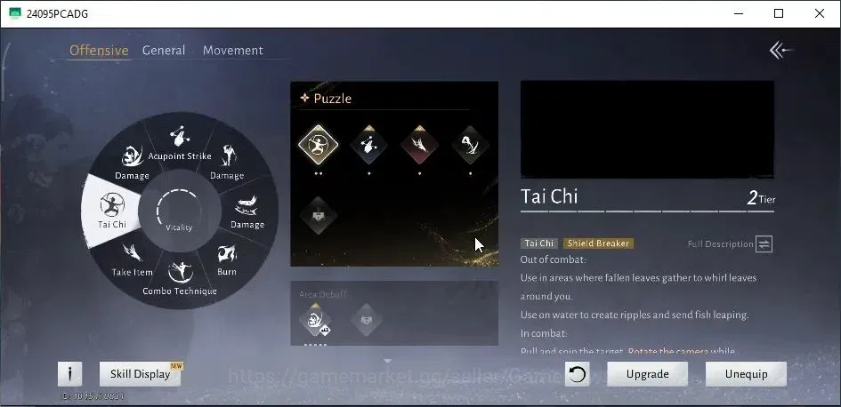 Where Winds Meet Accounts GLOBAL|Lv 85|GS 21,2K|1 Harmonic Core|1,3K Jade|An image 6