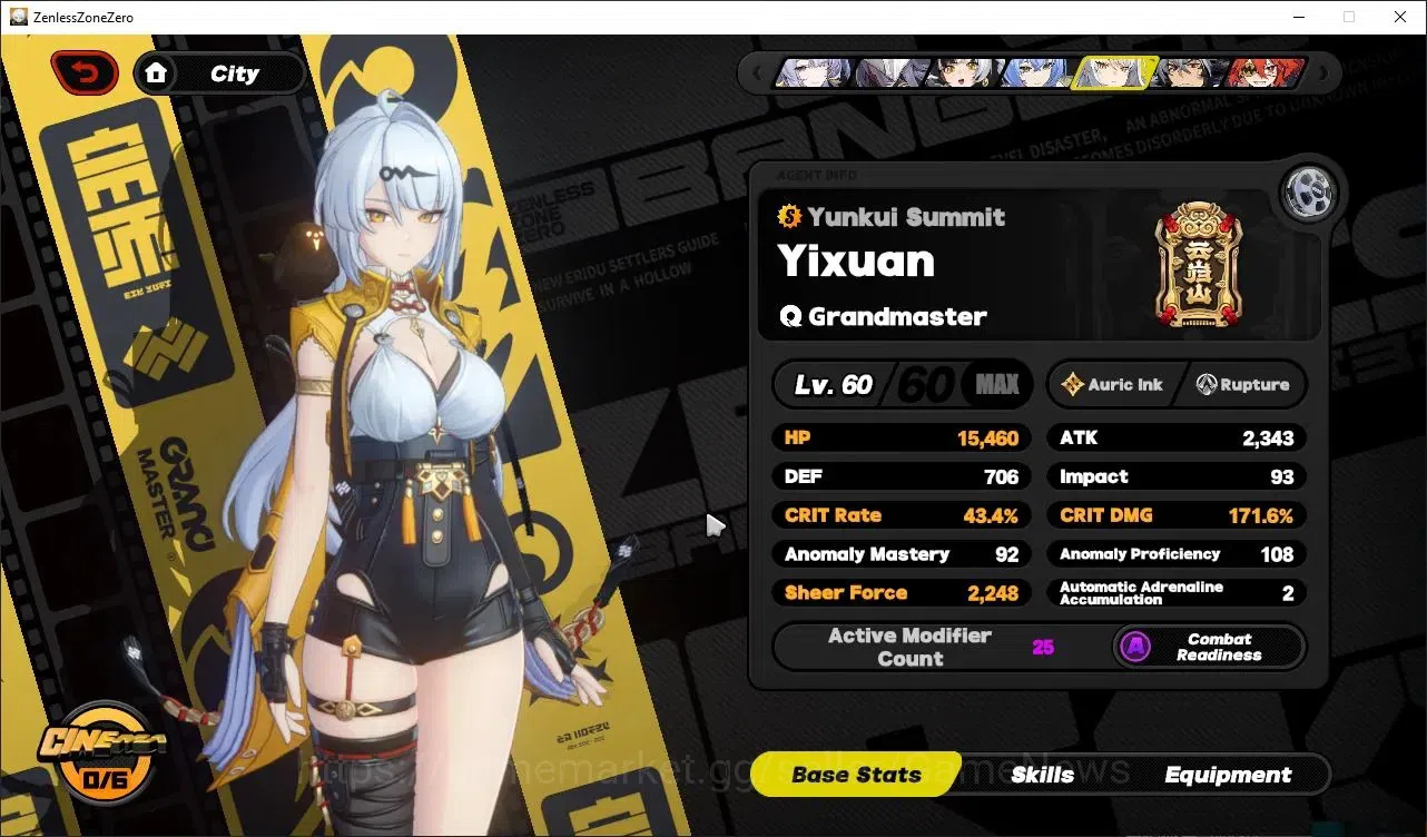Zenless Zone Zero Accounts Others ASIA|IK 55|S2 CH4|6 LMT,PremTeam YiXuan[(Lucia,Pyrois)+Sign,Velina,Dialyn,Zhao]+4 STD|5S 9