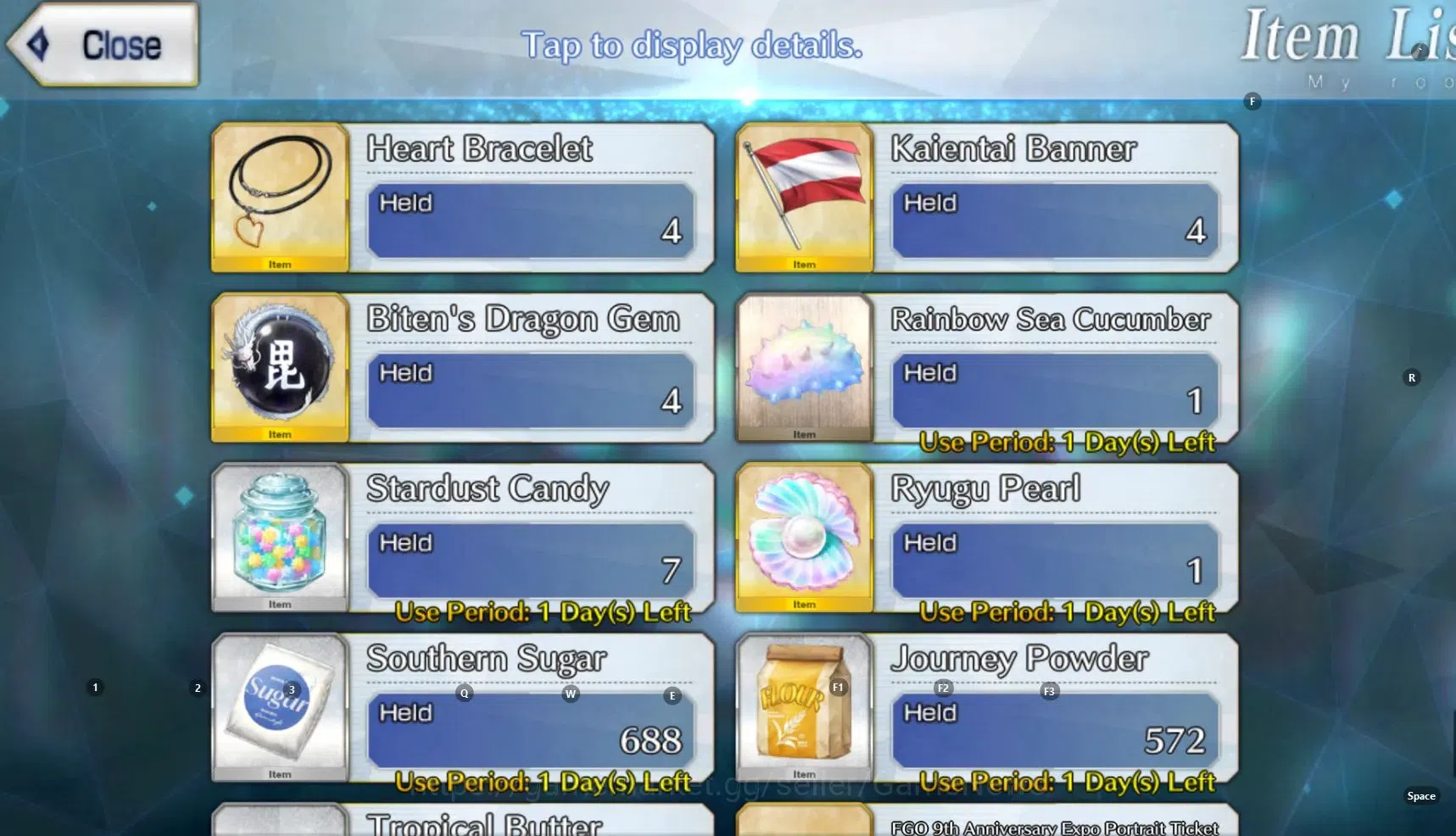 Fate-Grand Order Accounts NA Lv 122|6 limited ssr|252sq|Hokusai NP4,Castoria,Arjuna Alter,Oberon,Aoko|Log Code|SS(FGO739) 8