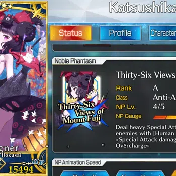 Fate-Grand Order Accounts NA Lv 122|6 limited ssr|252sq|Hokusai NP4,Castoria,Arjuna Alter,Oberon,Aoko|Log Code|SS(FGO739)