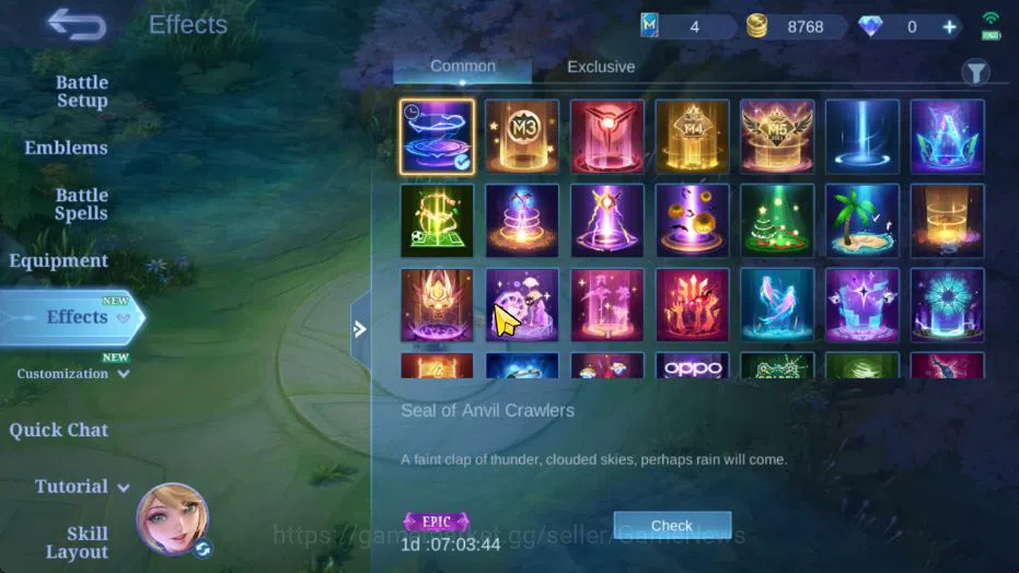 Mobile Legends: Bang Bang Accounts Hero 95 Skin 185|Transf[Aldous,Roger],CC Benedetta image 11