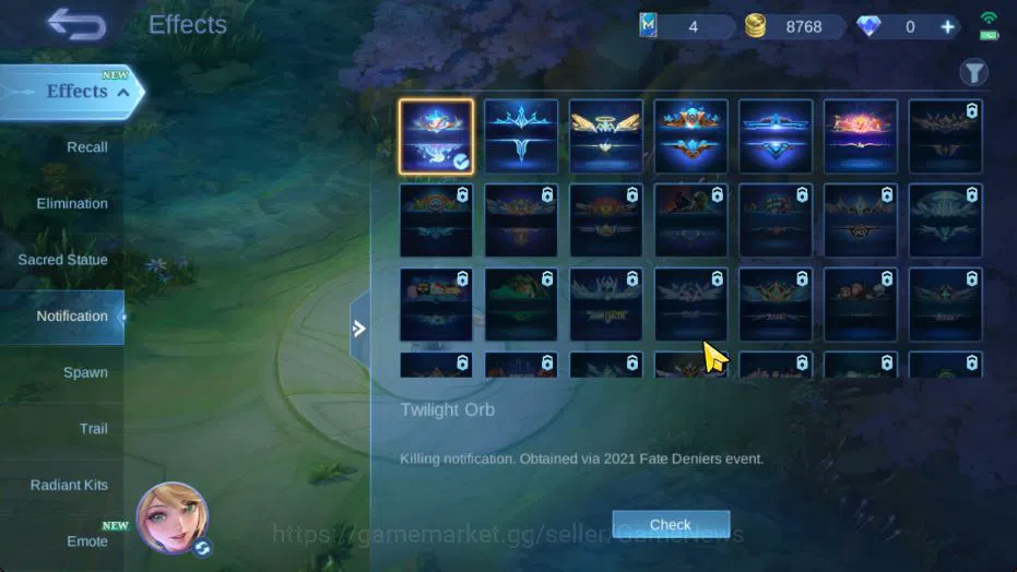 Mobile Legends: Bang Bang Accounts Hero 95 Skin 185|Transf[Aldous,Roger],CC Benedetta image 13