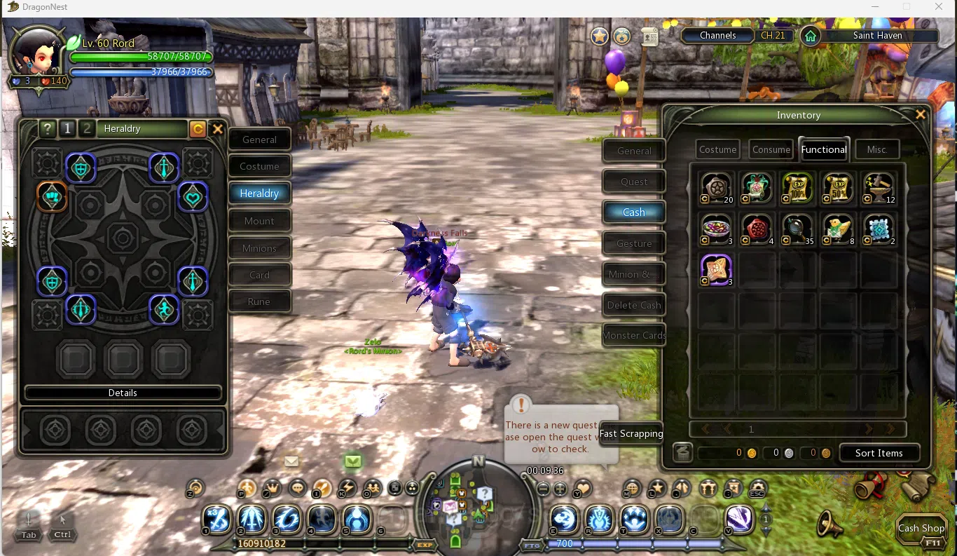 Dragon Nest SEA Classic Accounts DN Classic Geraint|DarkAvenger Lv.60|Full Equip Bl image 4