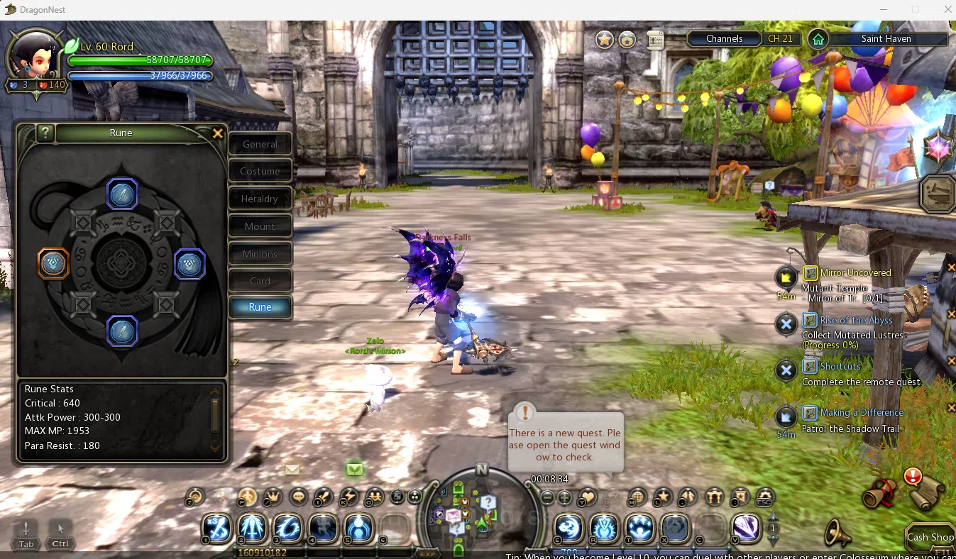 Dragon Nest SEA Classic Accounts DN Classic Geraint|DarkAvenger Lv.60|Full Equip Bl image 7