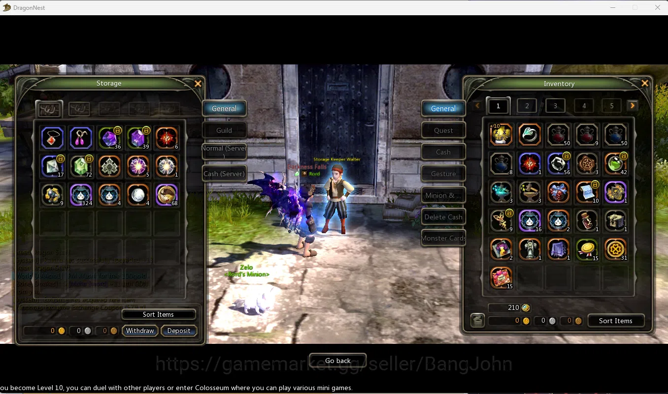 Dragon Nest SEA Classic Accounts DN Classic Geraint|DarkAvenger Lv.60|Full Equip Bl image 9