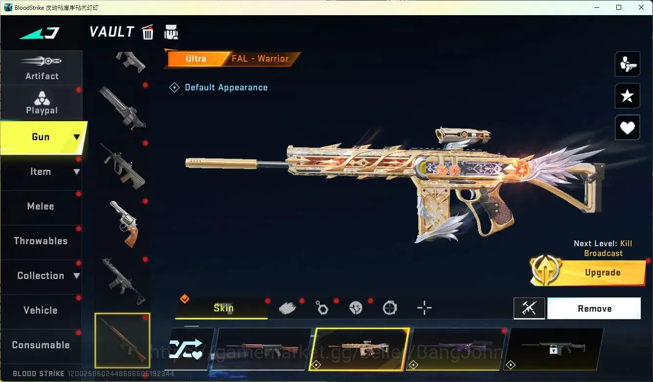 Blood Strike Accounts ASIA | Eternal: Desert Eagle-Scorpius|5 Collab|7 U image 11