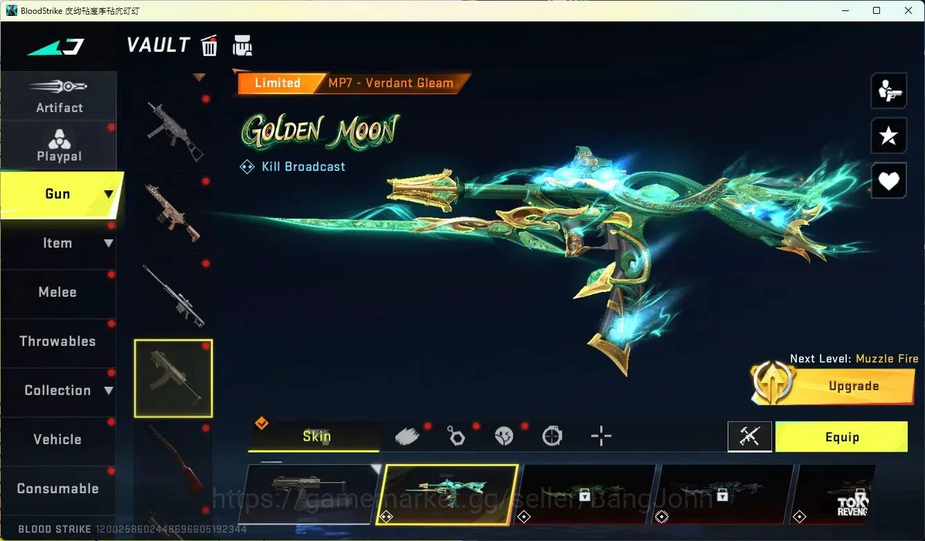 Blood Strike Accounts ASIA | Eternal: Desert Eagle-Scorpius|5 Collab|7 U image 16