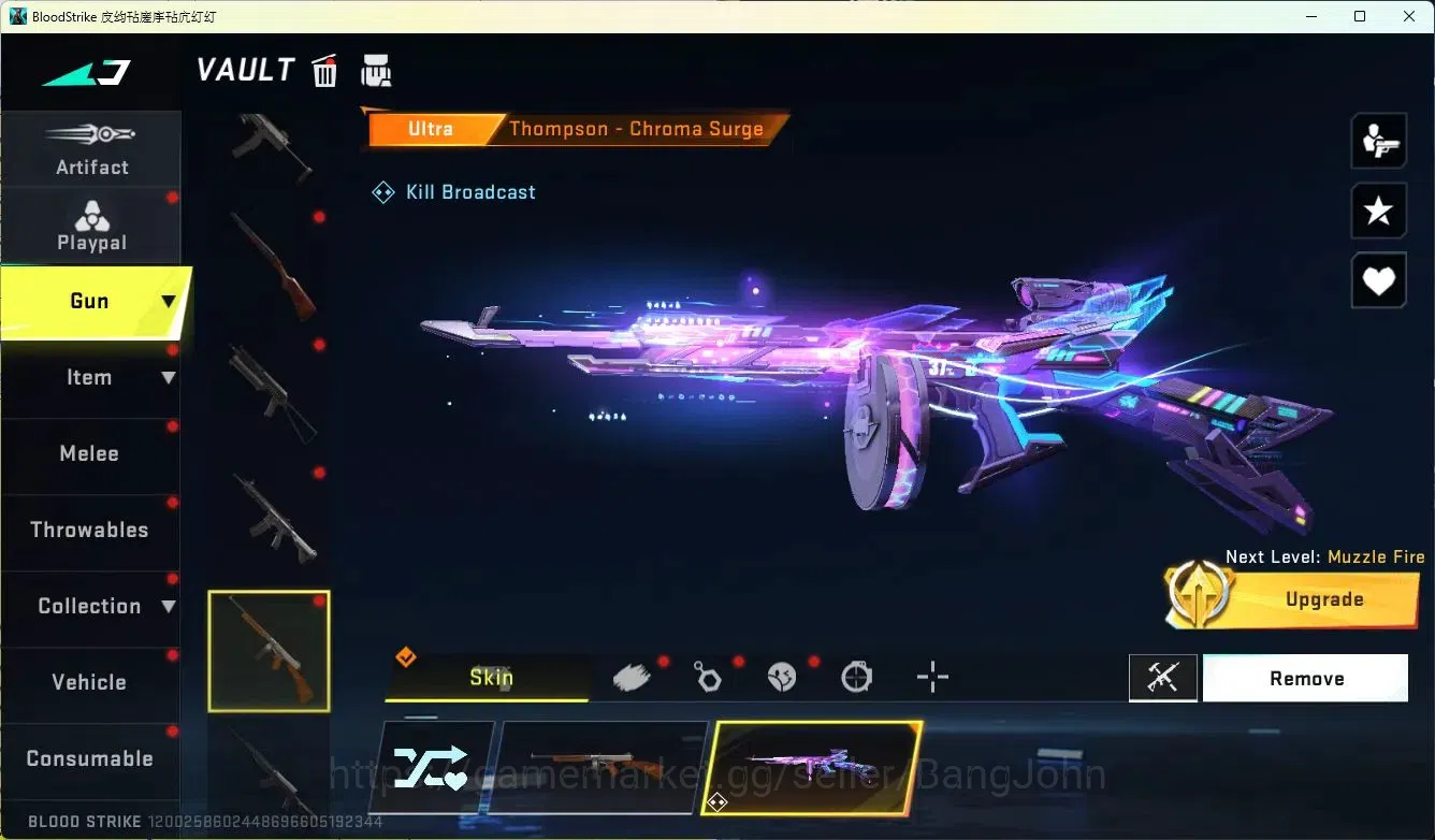 Blood Strike Accounts ASIA | Eternal: Desert Eagle-Scorpius|5 Collab|7 U image 17