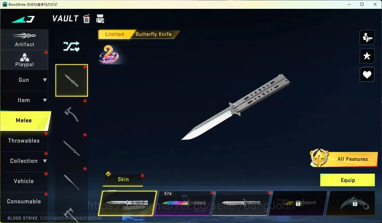Blood Strike Accounts ASIA | Eternal: Desert Eagle-Scorpius|5 Collab|7 U image 20