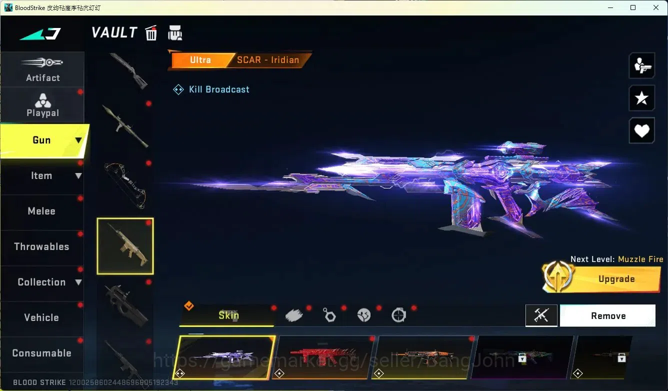 Blood Strike Accounts ASIA | Eternal: Desert Eagle-Scorpius|5 Collab|7 U image 9