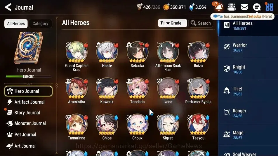 Epic Seven Accounts GLOBAL Unverif|10 ML(RNL,LOTScales,BW ISeria,Etc)+ image 7