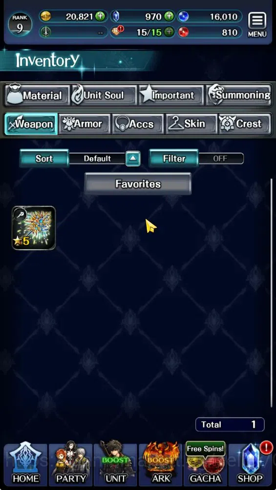 Last Cloudia Accounts GLOBAL|Rank 9|Collab Brave Frontier (Fire God Varg image 12