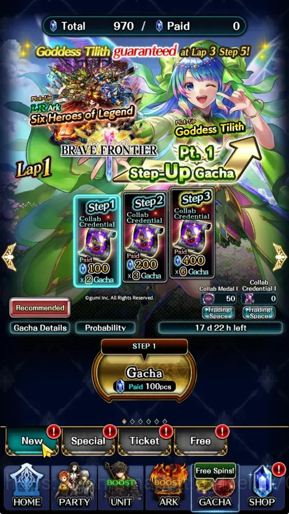 Last Cloudia Accounts GLOBAL|Rank 9|Collab Brave Frontier (Fire God Varg image 8