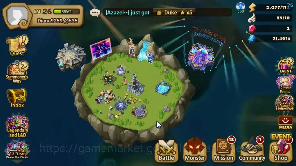 Summoners War: Sky Arena Accounts ASIA|Lv 26|Ready Gacha|99 12-YSC + 160 11-YSC + 3 image 1