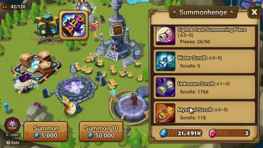 Summoners War: Sky Arena Accounts ASIA|Lv 26|Ready Gacha|99 12-YSC + 160 11-YSC + 3 image 14
