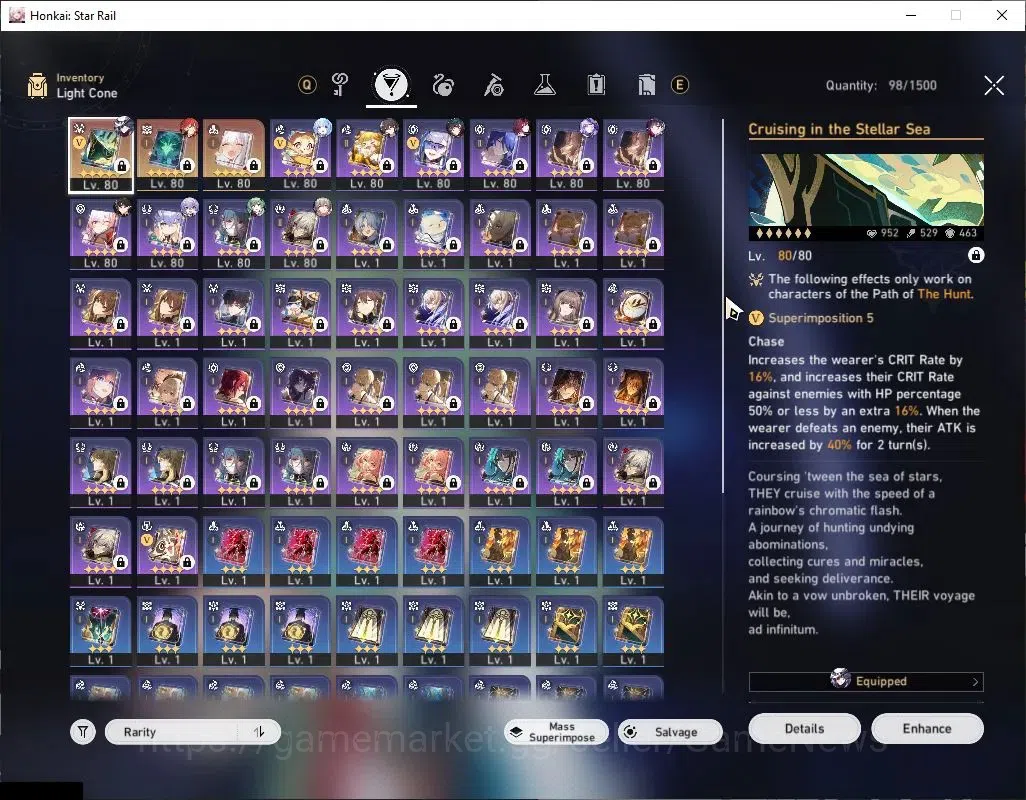 Honkai Star Rail Accounts Asia |TL 67|Triple DoT Team|10 Limited|Hysilens,Ka image 5