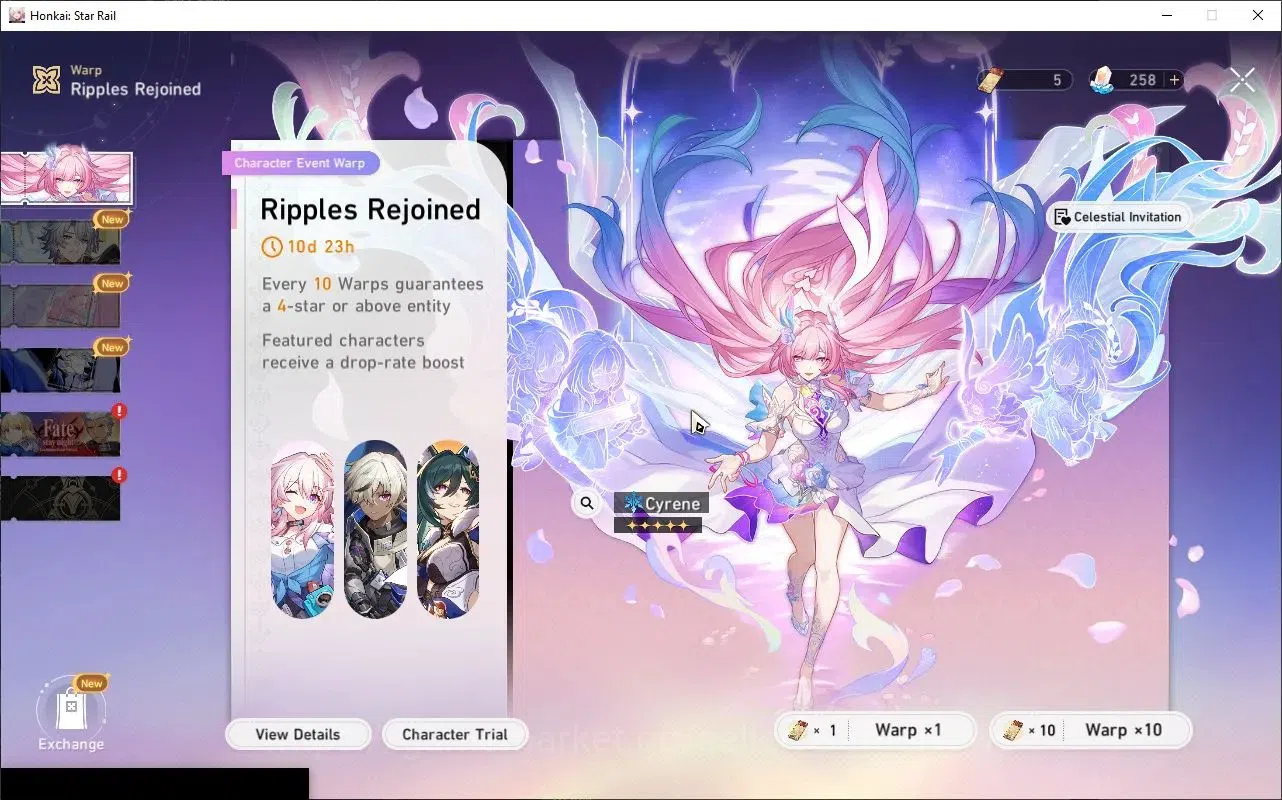 Honkai Star Rail Accounts Asia|TL 61|8 Limited|Evanescia,Yao Guang,Robin,Arc image 13
