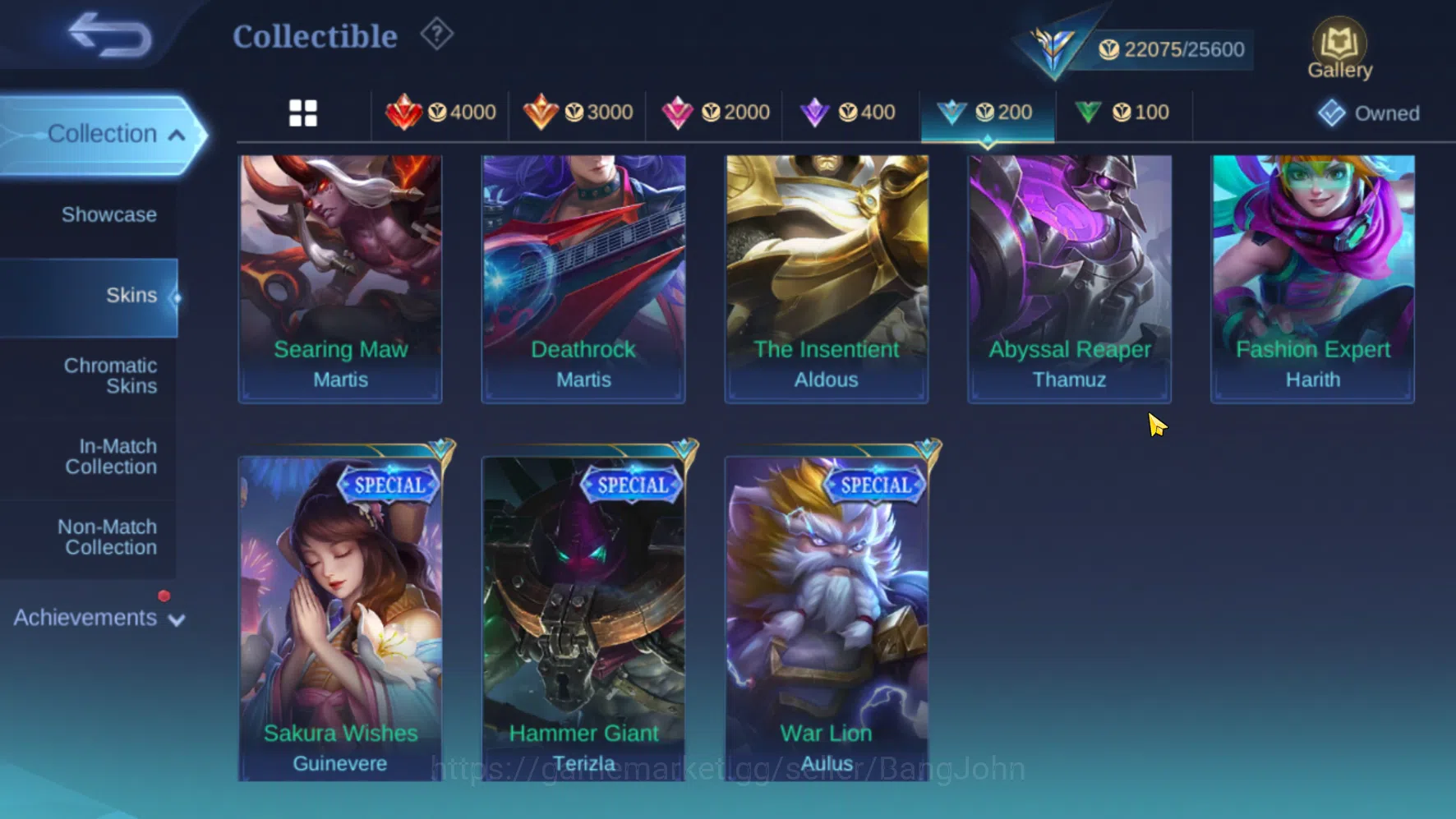 Mobile Legends: Bang Bang Accounts Hero 109 | Skin 123 | Emblem All Max | KOF Karina  image 10