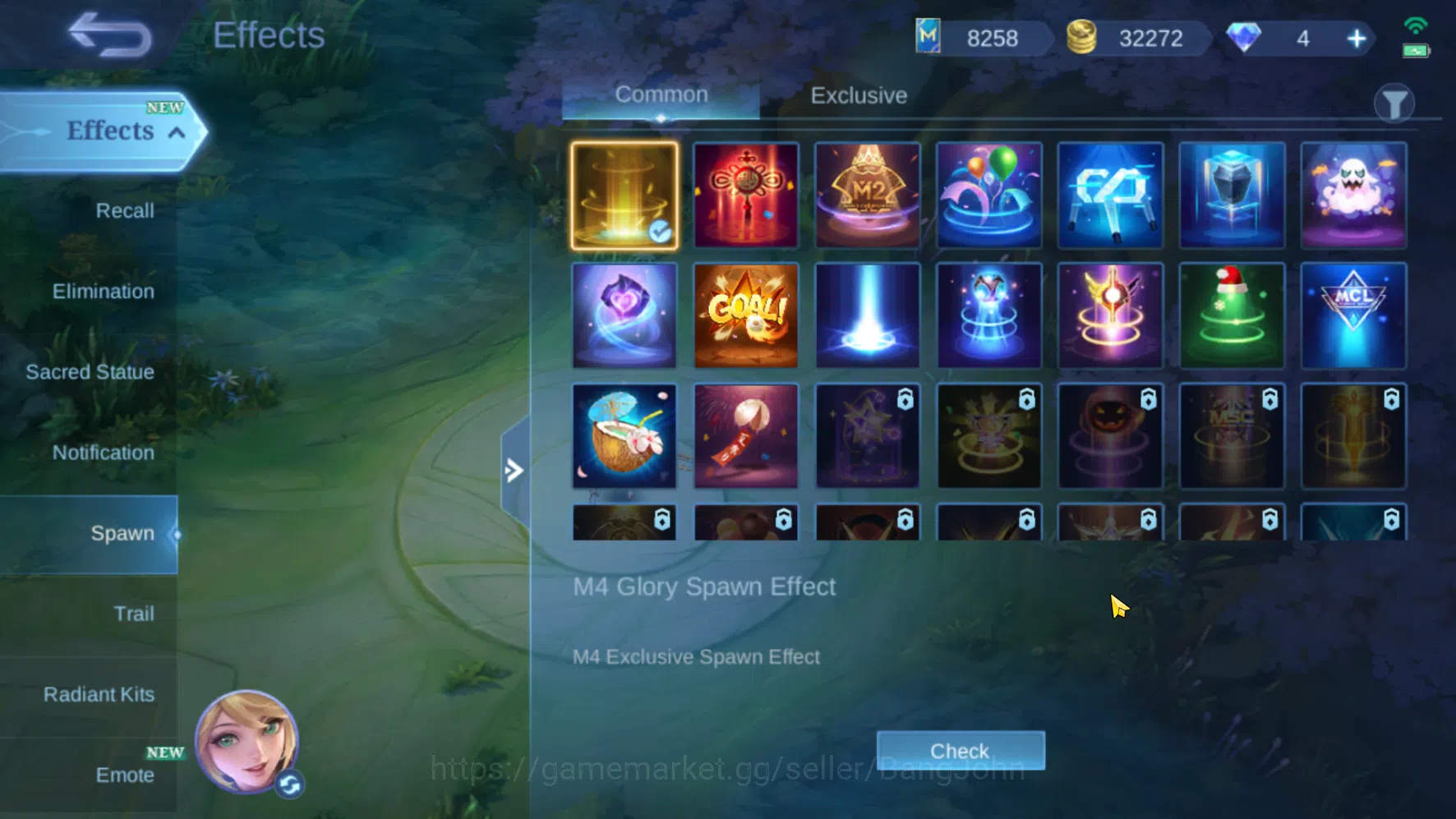 Mobile Legends: Bang Bang Accounts Hero 109 | Skin 123 | Emblem All Max | KOF Karina  image 12