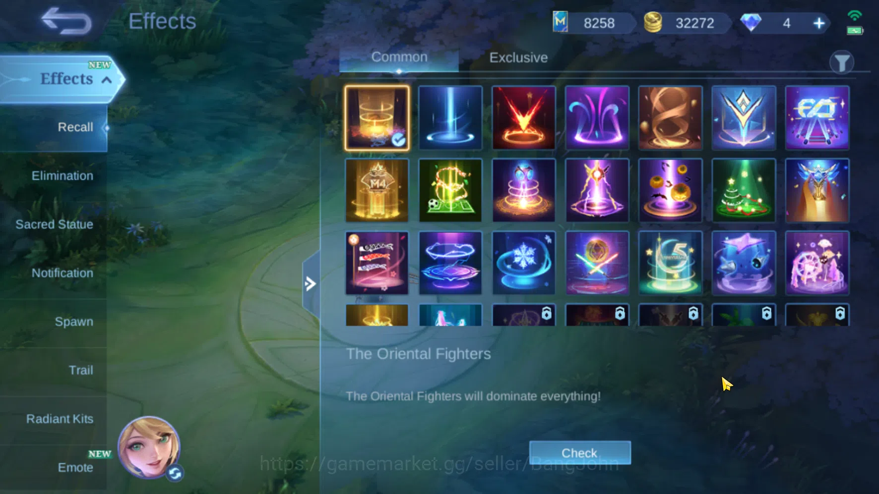 Mobile Legends: Bang Bang Accounts Hero 109 | Skin 123 | Emblem All Max | KOF Karina  image 13