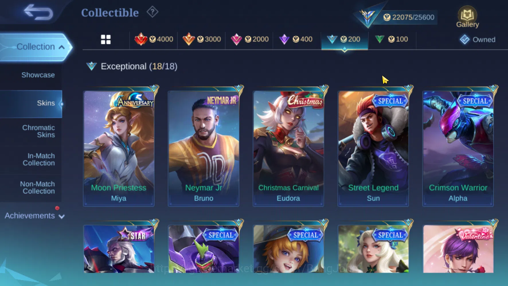 Mobile Legends: Bang Bang Accounts Hero 109 | Skin 123 | Emblem All Max | KOF Karina  image 7