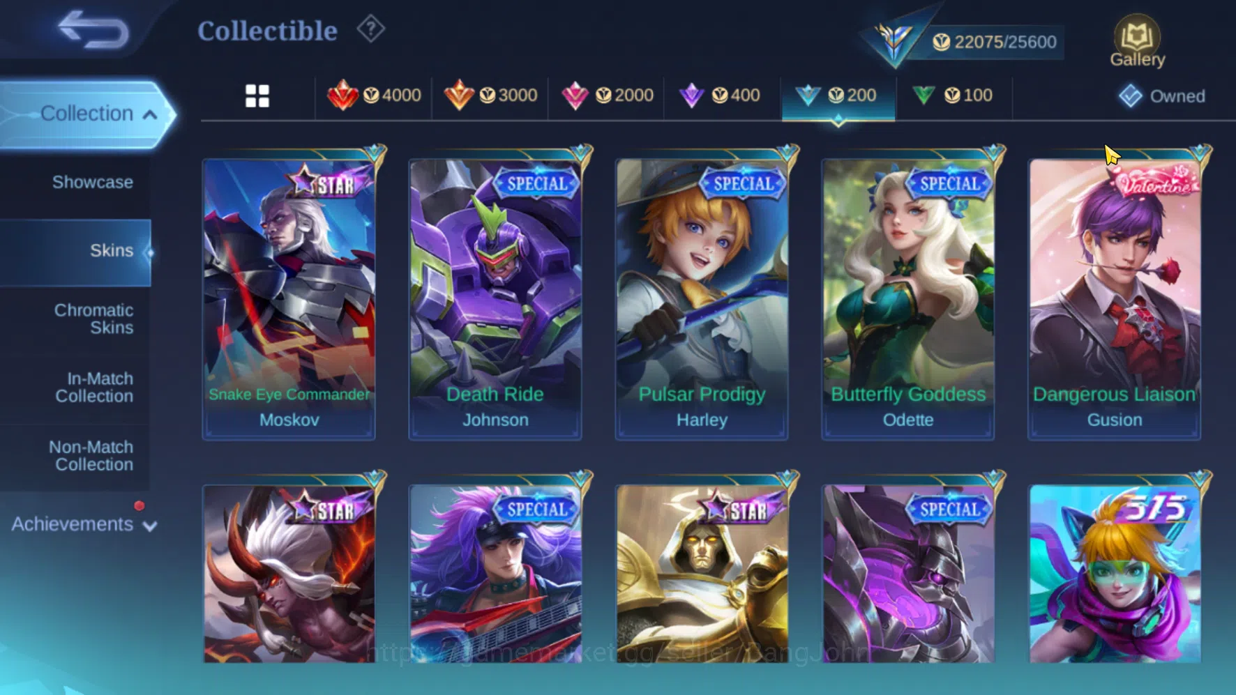 Mobile Legends: Bang Bang Accounts Hero 109 | Skin 123 | Emblem All Max | KOF Karina  image 8