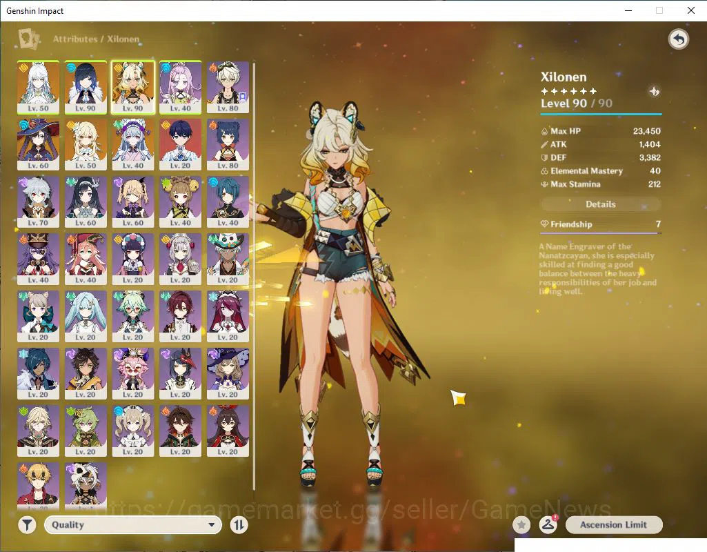 Genshin Impact Accounts ASIA|AR 50| 3 Limited+ 3(*5Weapon)|| Xilonen +Sign image 3