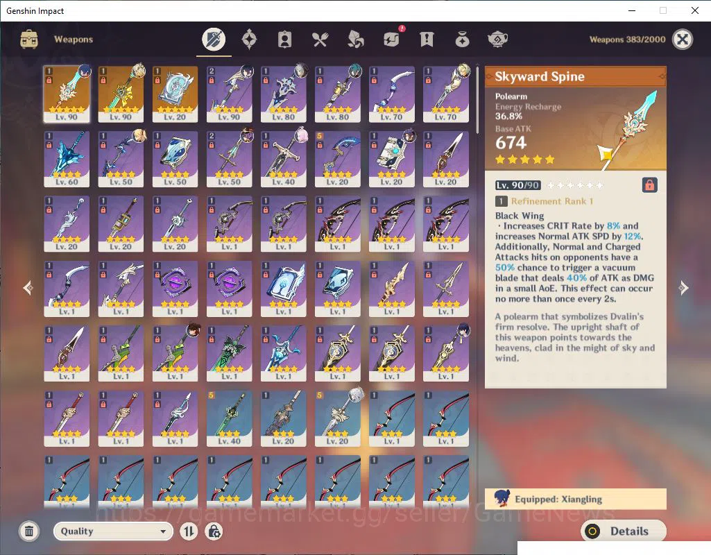 Genshin Impact Accounts ASIA|AR 50| 3 Limited+ 3(*5Weapon)|| Xilonen +Sign image 4