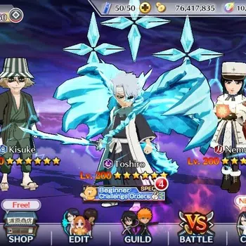 Bleach: Brave Souls Accounts High-End Global | 110K BP+10K Orb|Nemu Xmas24|Aizen 6th|Toshiro TYBW24|Yumichika PMV|Halibel