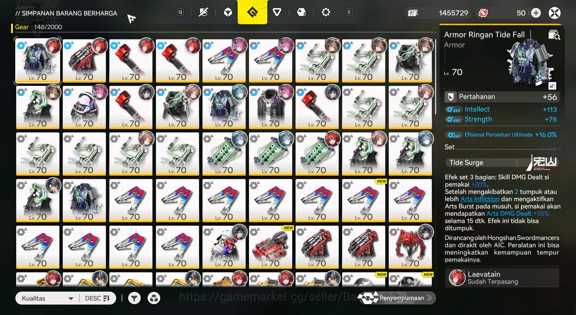 Arknights: Endfield Accounts ASIA | Level 59 | 4 Limit+4 Sign | Tangtang P1 Sig image 7