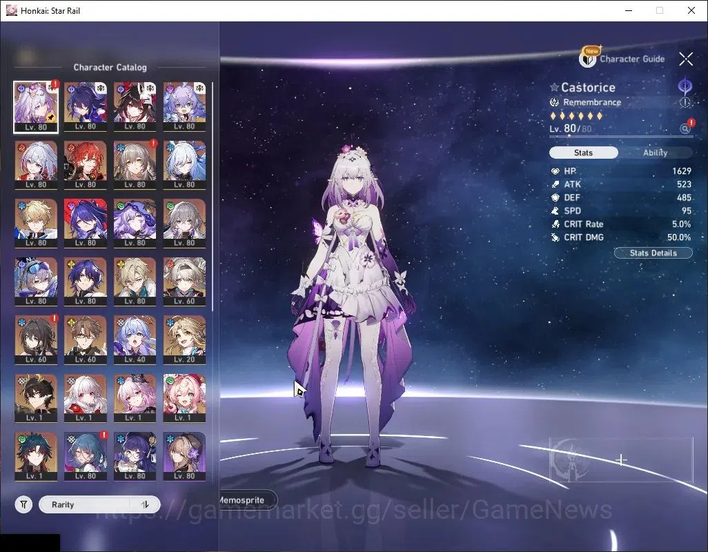 Honkai Star Rail Accounts Asia|TL 70|15 Limited|[Acheron E1,Black Swan]+Sign image 4