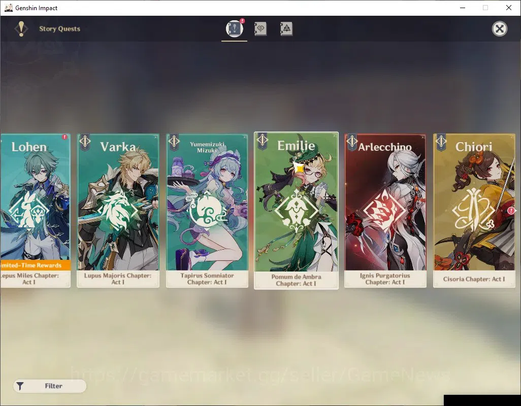 Genshin Impact Accounts ASIA|AR 59|13 Limited+6 (*5Wep)|MavuikaC1,Flins,Ar image 20