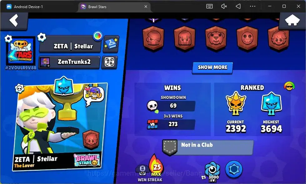 Brawl Stars Accounts Global|3623 Thropy|34 Brawler|3 Max Hypercharge(Sh image 3