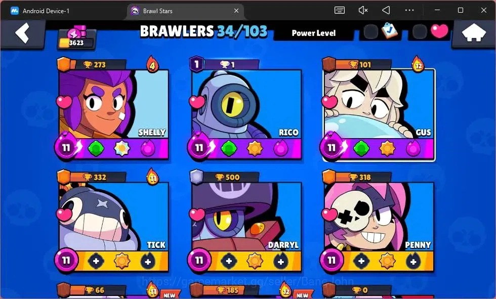 Brawl Stars Accounts Global|3623 Thropy|34 Brawler|3 Max Hypercharge(Sh image 5
