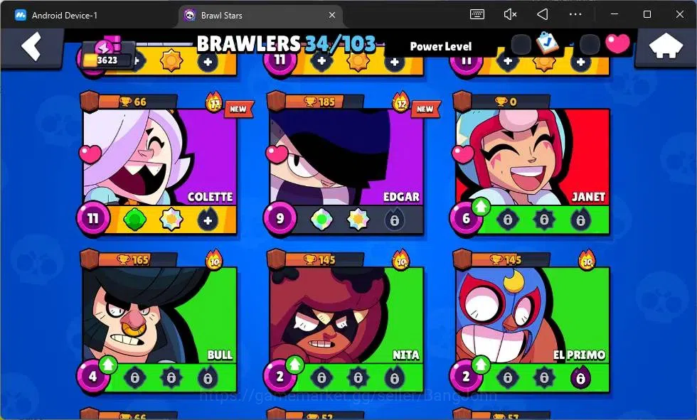 Brawl Stars Accounts Global|3623 Thropy|34 Brawler|3 Max Hypercharge(Sh image 6