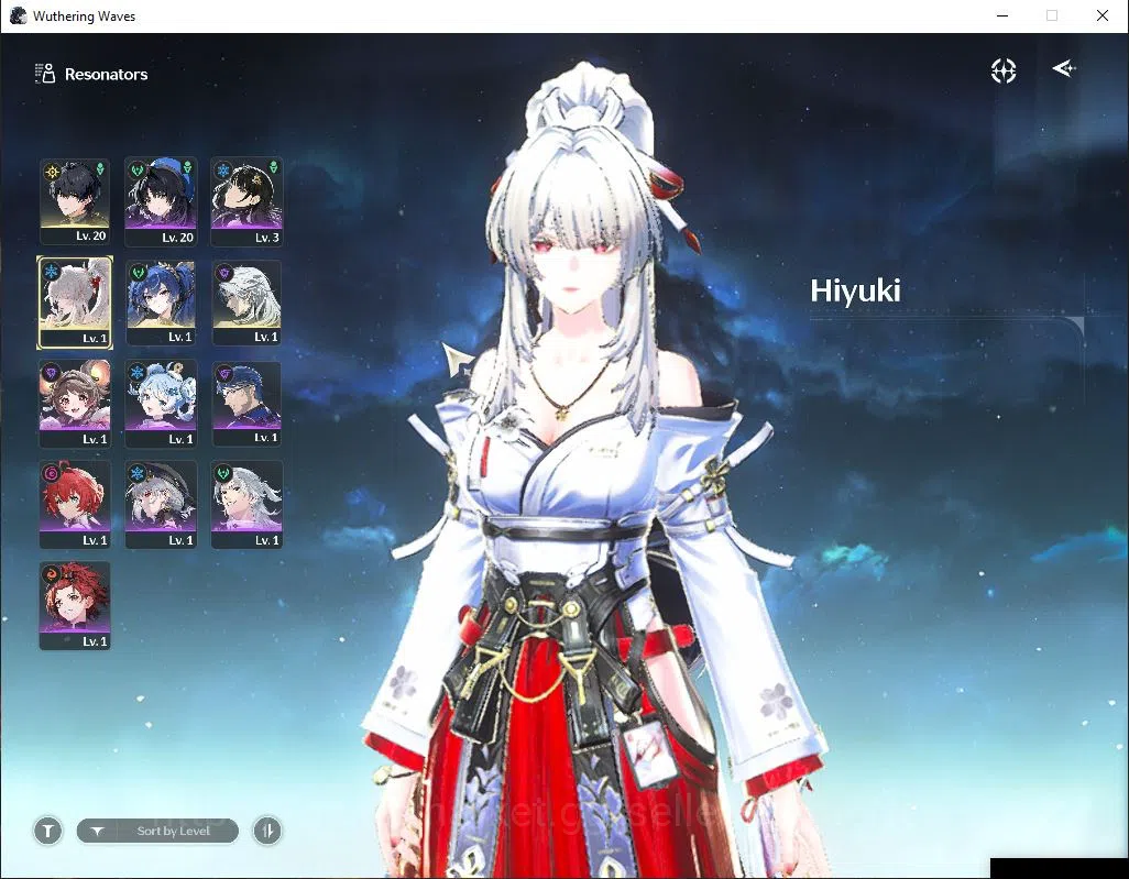 Wuthering Waves Accounts SEA | UL 20 | 2 Limited | Hiyuki, Iuno |Data Bank image 2