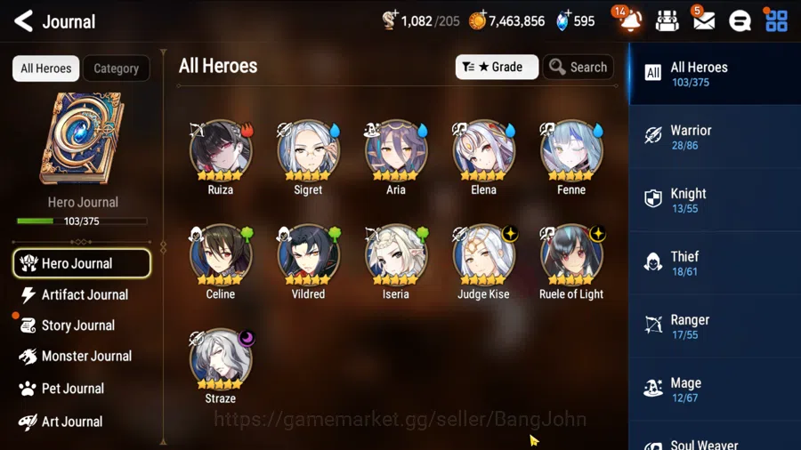 Epic Seven Accounts Asia Unverif|Best Starter|3ML(Judge Kise,Ruele of  image 2