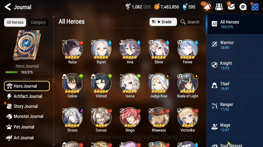 Epic Seven Accounts Asia Unverif|Best Starter|3ML(Judge Kise,Ruele of  image 3