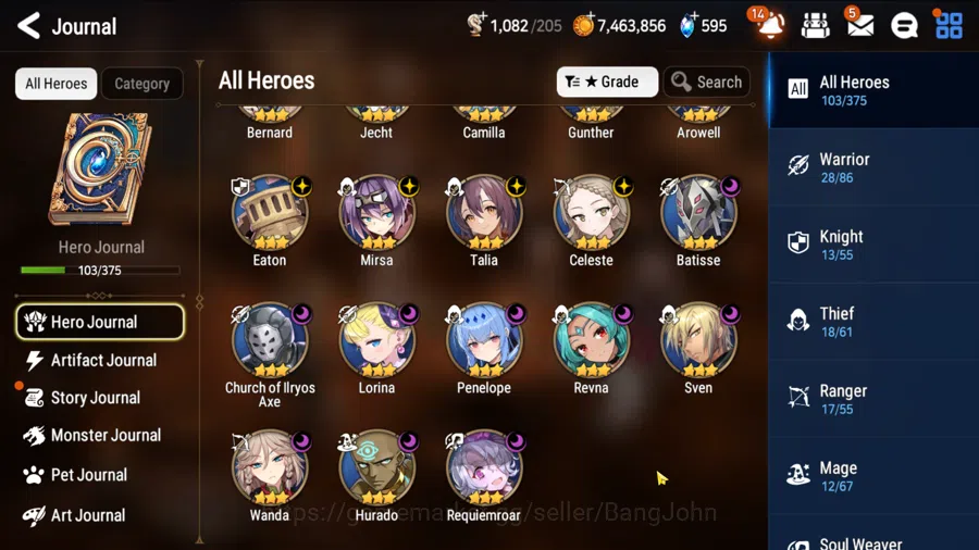 Epic Seven Accounts Asia Unverif|Best Starter|3ML(Judge Kise,Ruele of  image 9
