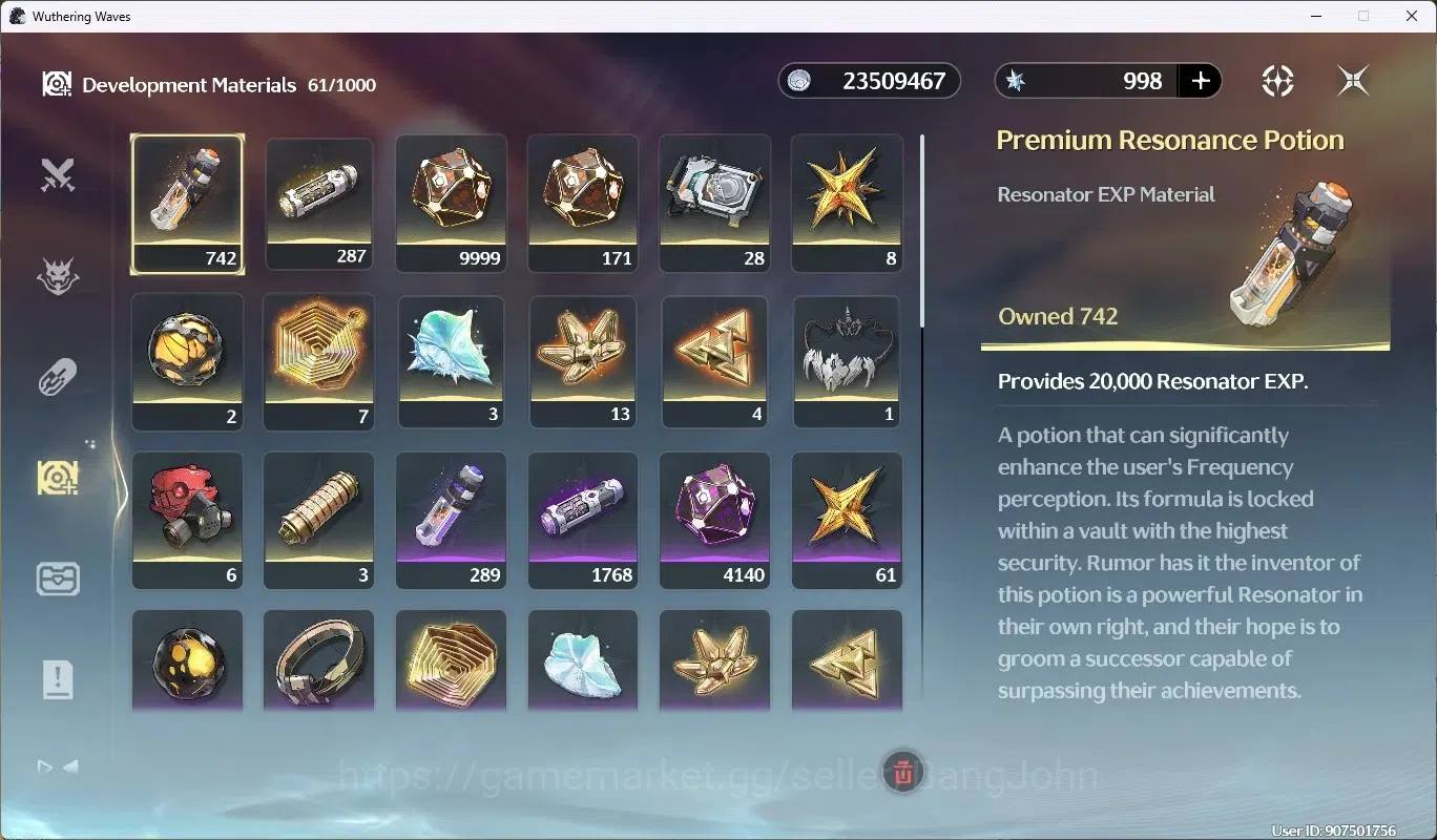 Wuthering Waves Accounts Others SEA|UL 49|Rank 5|2 Char Limited [Hiyuki RC5]+Sign, Rebecca|998 Astrite|Mc Female|TakeMail 8