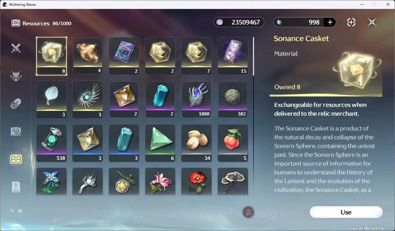 Wuthering Waves Accounts Others SEA|UL 49|Rank 5|2 Char Limited [Hiyuki RC5]+Sign, Rebecca|998 Astrite|Mc Female|TakeMail 9