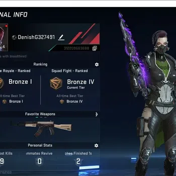 Blood Strike Accounts Others ASIA | Eternal QBZ95 - Whishper | 2 Legendary Guns(MP5-Blight's Embrace,Glock-Celestial) | Epic