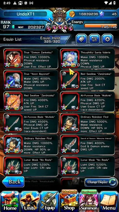 Grand Summoners Accounts Global|Rank 97|21 Ascend+4 TW|[Inumuta,Emiya,LuvRi image 13