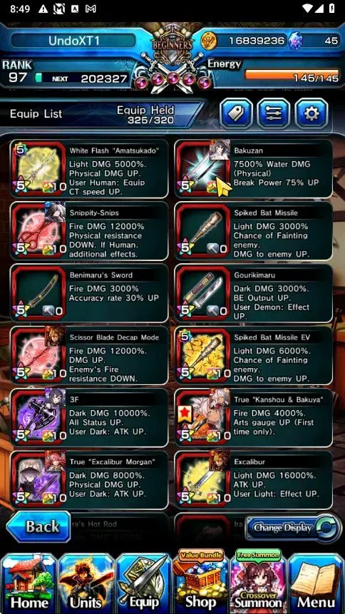 Grand Summoners Accounts Global|Rank 97|21 Ascend+4 TW|[Inumuta,Emiya,LuvRi image 14