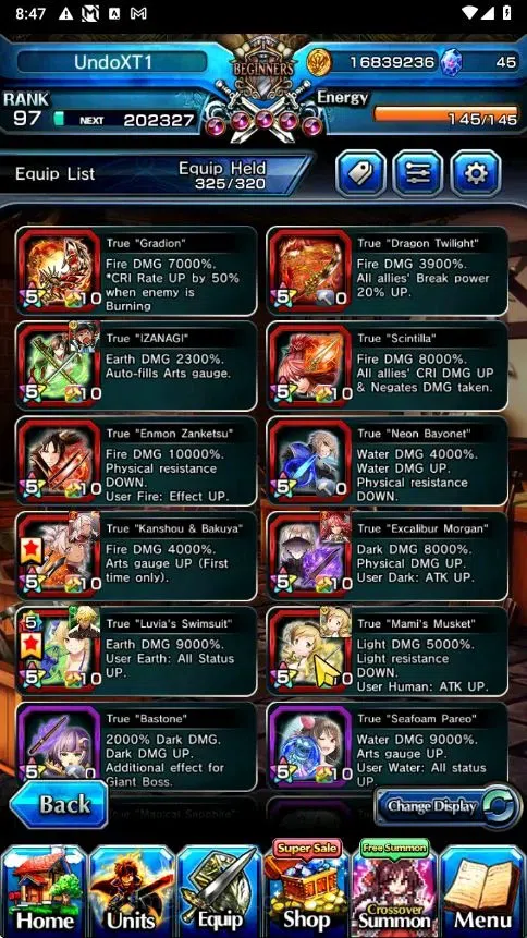 Grand Summoners Accounts Global|Rank 97|21 Ascend+4 TW|[Inumuta,Emiya,LuvRi image 6