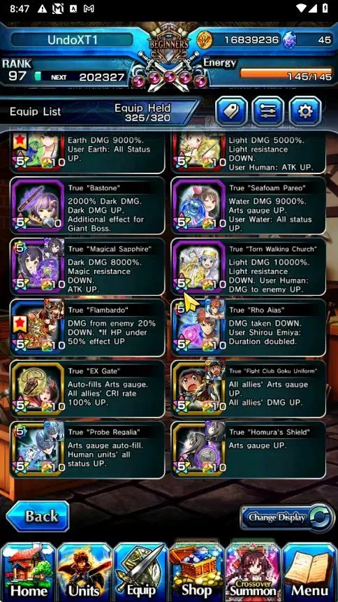 Grand Summoners Accounts Global|Rank 97|21 Ascend+4 TW|[Inumuta,Emiya,LuvRi image 7